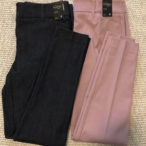 Set of 2: New York & Co. Audrey Slim Leg Pants